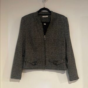 Dressbarn Charcoal Blazer Sz Medium